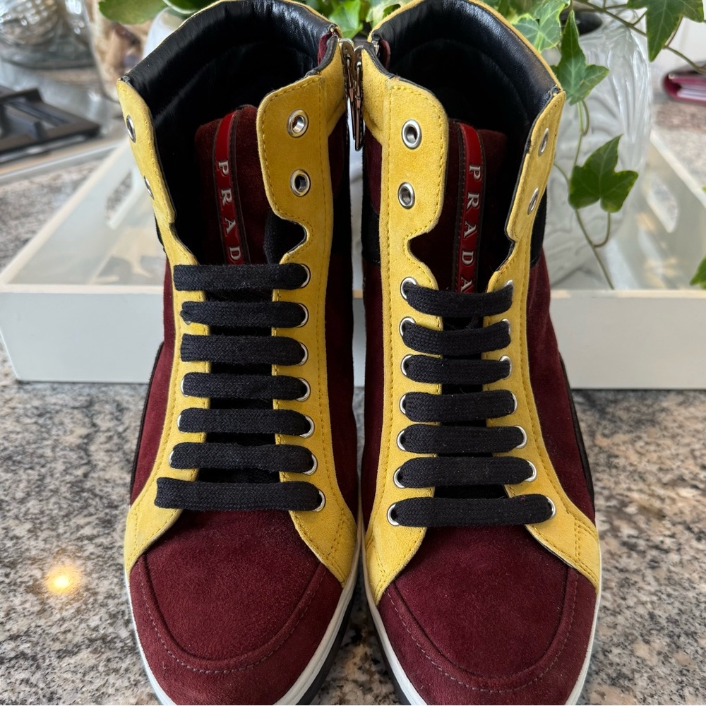 Prada Women’s High Top Sneakers Size 40